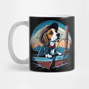 dogs love fishing too Mug